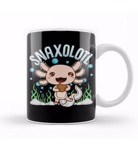Snaxolotl Funny Axolotl Sushi Snacks Kawaii Animal Kupa Bardak Porselen