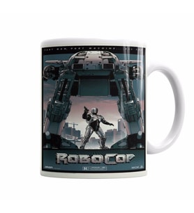 Robocop Policial Man Kupa Bardak Porselen