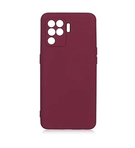 Coverzone Oppo Reno 5 Lite ?le Uyumlu K?l?f Z-Mara Lansman Vieri Tam Koruma Arka Kapak Kamera Koruma �?k?nt?l? P�r�zs�z Y�zey Mor