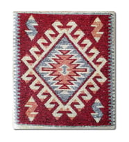 Algelsineve 40x40cm Süngerli Kilim Sandalye Ve Koltuk Minderi (Kırmızı)