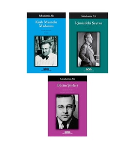 Kürk Mantolu Madonna + Içimizdeki Şeytan + Bütün Şiirleri- 3 Kitap Set - Iş Bankası Özel Set