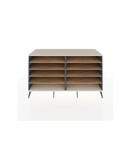 Kronos Konsol 8 Raflı  176x59x99 Antrasit-Aytaşı/Çam