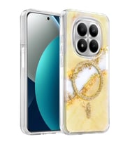 Onegif Redmi Note 15 Pro 4G Lotus Simli Magsafe Kapak - Gümüş