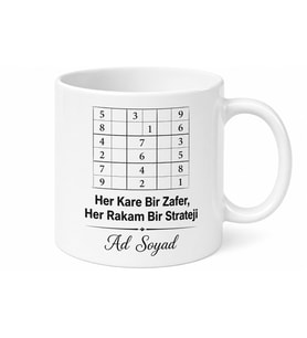 Sudoku Dolduranlara Rakamların Efendisi Mantık Kurgusu Kupa Bardak Hediye