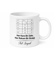 Sudoku Dolduranlara Rakamların Efendisi Mantık Kurgusu Kupa Bardak Hediye