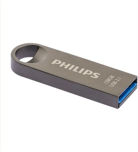 USB Stick 128 GB USB 3.1 Flash Drive Moon Edition PC, dizüstü bilgisayar, bilgisayar için 180 MB/s'ye kadar okuma metal anahtarlık halkası kapaksız