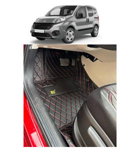Fiat Fiorino Aracına Özel 8d Tek Katmanlı Havuzlu Paspas Takımı (Altın)