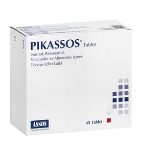 Pikassos İnositol ve Resveratrol 45 Tablet