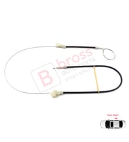 Land Rover Freelander MK1 1997-2006 3/5 Kapı ALR8178 İçin MANUEL Arka Sağ Kapı Cam Kriko Tamir Seti