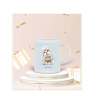 "Little Angel" Kedi Tasarımlı Kupa Bardak (Beyaz)