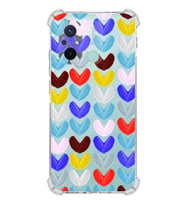 PrintiFy Xiaomi Redmi 12C Uyumlu Water Color 1 Baskılı Şeffaf Köşe Korumalı Antişok Kılıf