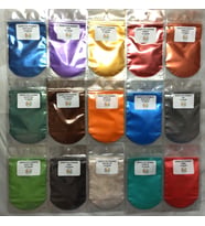 METALİK SEDEFLİ PİGMENT TOZ BOYA SETİ 15x10GR 150 GR SET (Çok Renkli)