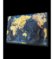 Dünya Haritası 84 Cam Tablo