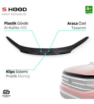 Honda Uyumlu Cr-V ABS Plastik Kaput Rüzgarlığı 2012-2018 A+Kalite Parça