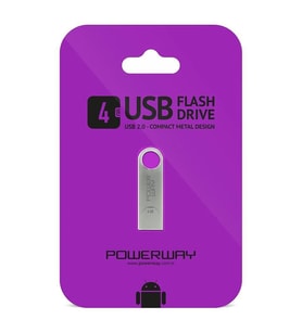 Powerway 4 Gb Metal Usb Flash Bellek