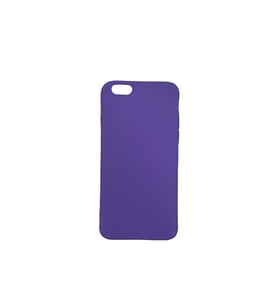 Apple iPhone 6S İnce Mat Silikon Kılıf Mor