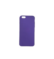 Apple iPhone 6S İnce Mat Silikon Kılıf Mor