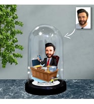 KİŞİYE ÖZEL HAKİM, AVUKAT, SAVCI TASARIMLI IŞIKLI KARİKATÜR FANUS BİBLO FN88