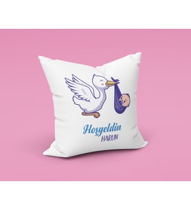 HoşGeldin Bebek Tasarımlı Yastık