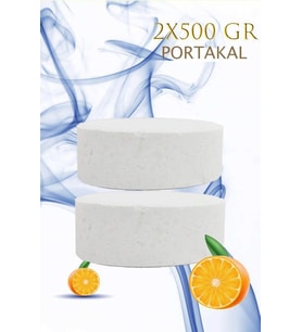 2x500 Gram - Portakal Kokulu, Nem Alıcı Rutubet Ve Küf Önleyici Yedek Tablet