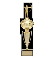 ODAK KUPA - Figürlü Kupalar - Okçu Figürlü Kupalar FG-067 A - 47 cm