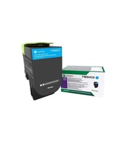 Lexmark CS417-71B5HC0 Mavi Toner Yüksek Kapasiteli