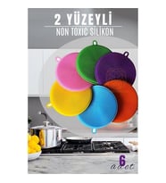 TransForMacion 2 Yüzeyli Silikon Bulaşık Pedi 6 ADET 721106