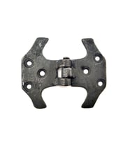 Antika Tarz Dekoratif Pirinç Fit Menteşe - 67 Mm, Oksit