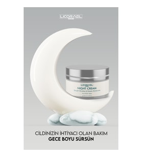 Night Cream Cilt Yenileyici Gece Bakım Kremi 50 ml
