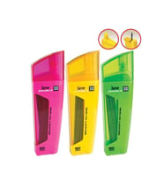 SERVE DOUBLE KALEM UCU 0.5 2B-FOSFORLU KALEM SARI-PEMBE 2Lİ