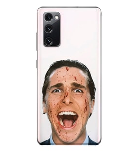 Samsung Galaxy S20 FE Uyumlu American Psycho Tasarımlı Şeffaf Telefon Kılıfı