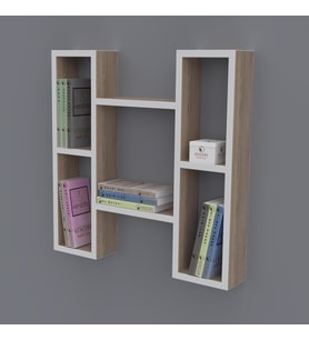 Kenzlife kitaplık melisa 060*060*20 crd duvar rafı