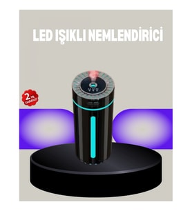 Mey İthalat® Aromaterapi Özellikli Ultrasonik Hava Nemlendirici LED Atmosfer Işığı