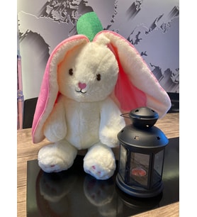 SELAY TOYS ÇİLEK TAVŞAN PELUŞ OYUNCAK (Pembe)