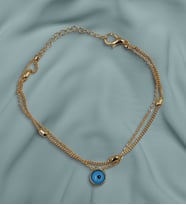 BK Gift Nazar Boncuklu Halhal Bileklik