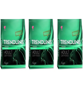 Trendline Sterilised Tavuklu Kedi Maması 1 Kg 3'Lü Set