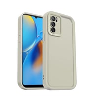 Oppo A16 Kılıf Viera Silikon - Krem
