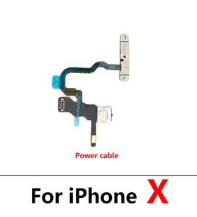 Tkgz İPhone X On Off Power Flash Üst Mikrofon Filmi Flex