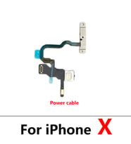 Tkgz İPhone X On Off Power Flash Üst Mikrofon Filmi Flex
