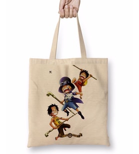 One Piece Ace Sabo Luffy Bez Çanta Uzun Saplı