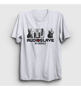 Presmono Unisex Beyaz Poster Rock Audioslave T-Shirt 544757tt