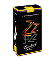 Vandoren Sr4125 Zz Jazz Tenor Saksafon Kamışı - No: 1.5 (eğitim - 5'li Paket)  Başlangıç Seviyesi, Yumuşak Caz Kamışı Ve Esnek Çalım, 5'li Ekonomik Paket  İçerik: 5'li Steril Paket