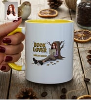 Kişiye Özel Karikatürlü Book Lover Kupa Bardak Doğum Günü Hediyesi
