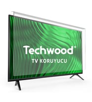 Techwood 43U904 TV EKRAN KORUYUCU - Techwood 43" inç Tv Kırılmaz Koruma Paneli