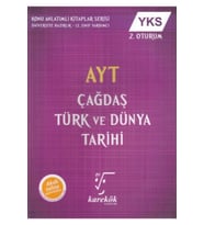Karekök Yayınları Ayt Çağdaş Türk Ve Dünya Tarihi Yks 2. Oturum  Kolektif  Karekök Yayıncılık (Çok Renkli)