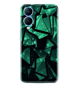 Vivo Y17S Kılıf Resimli Desenli Baskılı Silikon Green Prizmas 1348