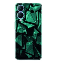 Vivo Y17S Kılıf Resimli Desenli Baskılı Silikon Green Prizmas 1348