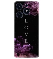 Tecno Spark 10 Pro Kılıf Silikon Desen Özel Seri Love Flow 1664