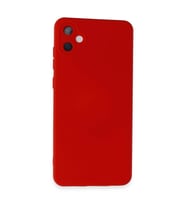 Samsung Galaxy A05 Kılıf Nano İçi Kadife Silikon - Kırmızı