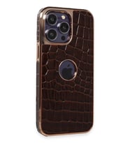 Newface Apple iPhone 14 Pro Max Kılıf Snake Kapak - Bordo